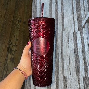 jeweled red starbucks cup! never used